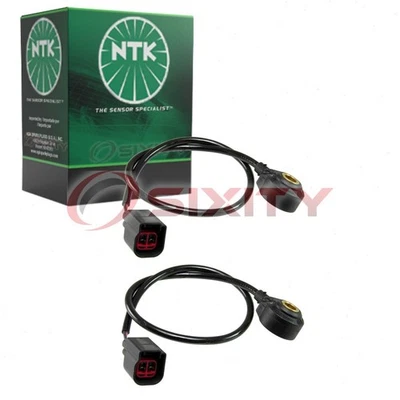 2 pc NGK NTK Ignition Knock Detonation Sensors for 2013-2014 Ford Expedition ir - Image 1 of 4