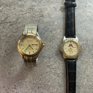 Paar Vintage Herrenuhren beide Uhren laufen super A16 - Bild 1 von 8