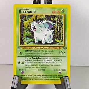 Pokemon Nidoran 57/64 - ITALIAN 1st Edition  Jungle Female - Never Played NM/M - Picture 1 of 3