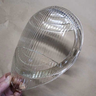 1936 1937 Lincoln Zephyr HEADLIGHT LENS LZ DEPRESS BEAM CM Hall 15353 Head Lamp - Image 1 of 4