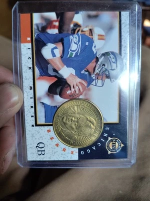 1997 PINNACLE MINT RICK MIRER BRASS COINS & CARDS #11 IT136 - Image 1 of 2