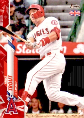 2020 Topps UK Edition Big Ben Mike Trout #1  /99 - Image 1 of 2