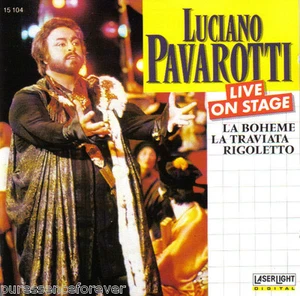 LUCIANO PAVAROTTI - Live On Stage (EU 11 Trk CD Album) - Imagen 1 de 1