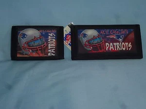 NEW ENGLAND PATRIOTS TriFold Wallet & Checkbook Set NEW - Picture 1 of 4