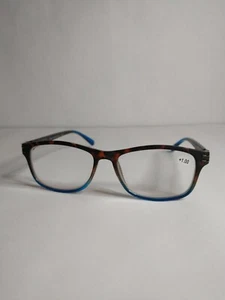 New Unbranded Leopard And Blue Reading Glasses +1.00 - Picture 1 of 4