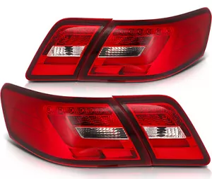 Par de luces traseras de freno rojas de repuesto para Toyota Camry 2007-2009 - Imagen 1 de 11