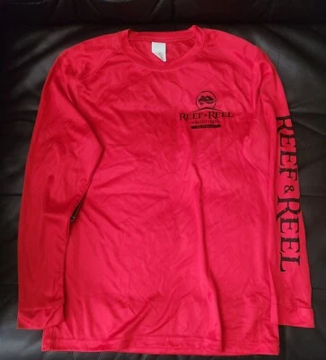REEF & REEL OUTFITTERS UPF 50 Long Sleeve Shirt, Outdoor, Fishing, Youth S/M NEW - Image 1 of 4