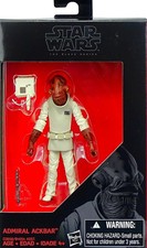 STAR WARS Admiral Ackbar BLACK SERIES COLLECTION WALMART 3.75 TBS MOC FROM CASE