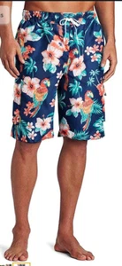 Costumi da bagno uomo XXL Fiji blu navy canoa surf elasticizzati vita tasche upf50 NUOVI - Foto 1 di 3