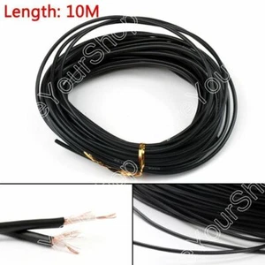 10m RG174 RF Coaxial Kabel Steckverbinder 50ohm M17/119-RG174 Coax Pigtail 32ft - Bild 1 von 3