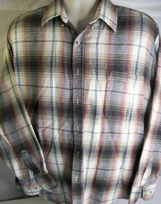 Shirt Members Only Club House, Long Sleeve,  Button Up, Plaid, Size Large - Image 1 of 2