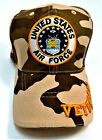 United States Air Force Veteran  Adjustable Baseball Cap  New With Tag