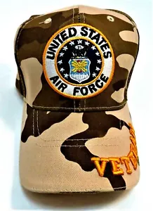UNITED STATES AIR FORCE VETERAN verstellbare Baseballkappe NEU mit Etikett - Bild 1 von 8