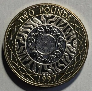 Great Britain 2 Pounds 1997 - British Industry from Iron Age to Today - Proof - Picture 1 of 5