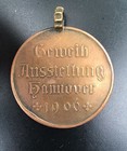 Medaille - Anhänger - Geweih-Ausstellung Hannover 1906 - aus Kupfer