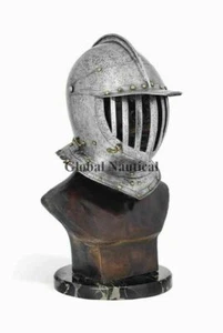 Medieval Tournament Helmet Best Quality Battle Ready Steel Helmet Fine Quality - Picture 1 of 2