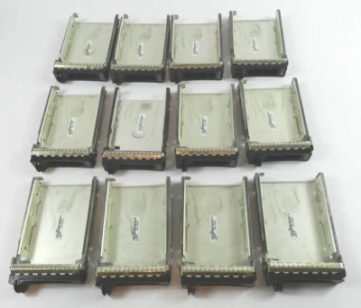 12 DELL POWEREDGE 1950 2900 2950 SAS SATA HARD DRIVE CADDY TRAY 3.5" B261 - Image 1 of 4