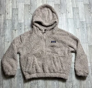 Patagonia Jacket Girls Pink Los Gatos 1/2 Zip Fleece Pullover Hoodie S - Picture 1 of 10