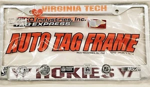 Virginia Tech Hokies Metal License Plate Frame - Picture 1 of 4