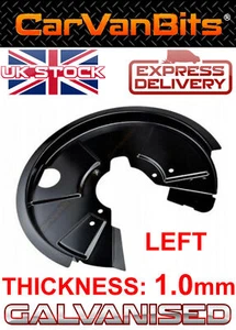 FOR LAND ROVER DEFENDER 90 110 94-16 DISCOVERY I RANGE REAR BRAKE DISC SHIELD L - Picture 1 of 1