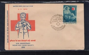 India #527 (1970 Indian Red Cross issue) unaddressed FDC - Picture 1 of 1