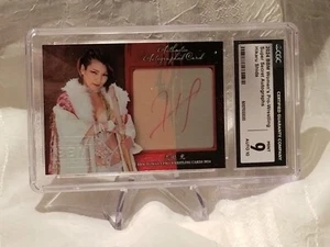 Hikaru Shida 2024 BBM Autographed Insert Card 46/60 Womens AEW CGC 9 MINT! - Picture 1 of 2
