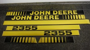 JOHN DEERE 2355 TRACTOR DECALS. HOOD & NUMBERS ONLY. SEE DETAILS & PICTURES - Picture 1 of 3