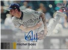2020 Topps Stadium Club Michel Baez Autograph Rookie #AMBA RC Auto