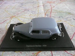 CITROËN Traction 22 Sedan 1934 Universal Hobbies 1/43 on Base - Picture 1 of 1