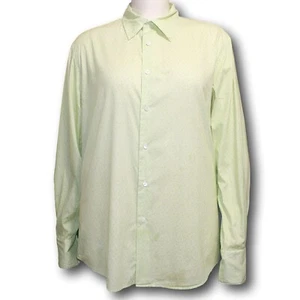 JOHN VARVATOS Gr. XL Langarmshirt hellgrün botanische Blätter Blumen - Bild 1 von 7