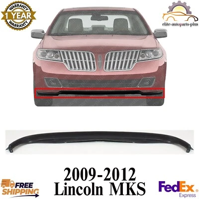 Deflector de aire de cenefa inferior para parachoques delantero preparado para Lincoln MKS 2009-2012 Foto 1 de 4