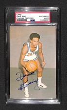 Dave Bing 1973-74 NBA Players Association Postcard Signed Rookie Card #4 PSA HOF