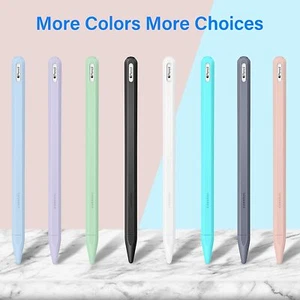 Silicone Sleeve for Apple Pencil 2nd Gen Light Pen Skin Case Protective Cover US - Picture 1 of 20