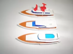 YACHTS 1995 MODEL BOATS & SHIPS SET - KINDER SURPRISE PLASTIC TOYS MINIATURES - Picture 1 of 1