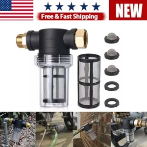 Garden Hose Inlet Filter Inline Water Pressure Washer Sediment Filter USA Stock - Picture 1 of 11
