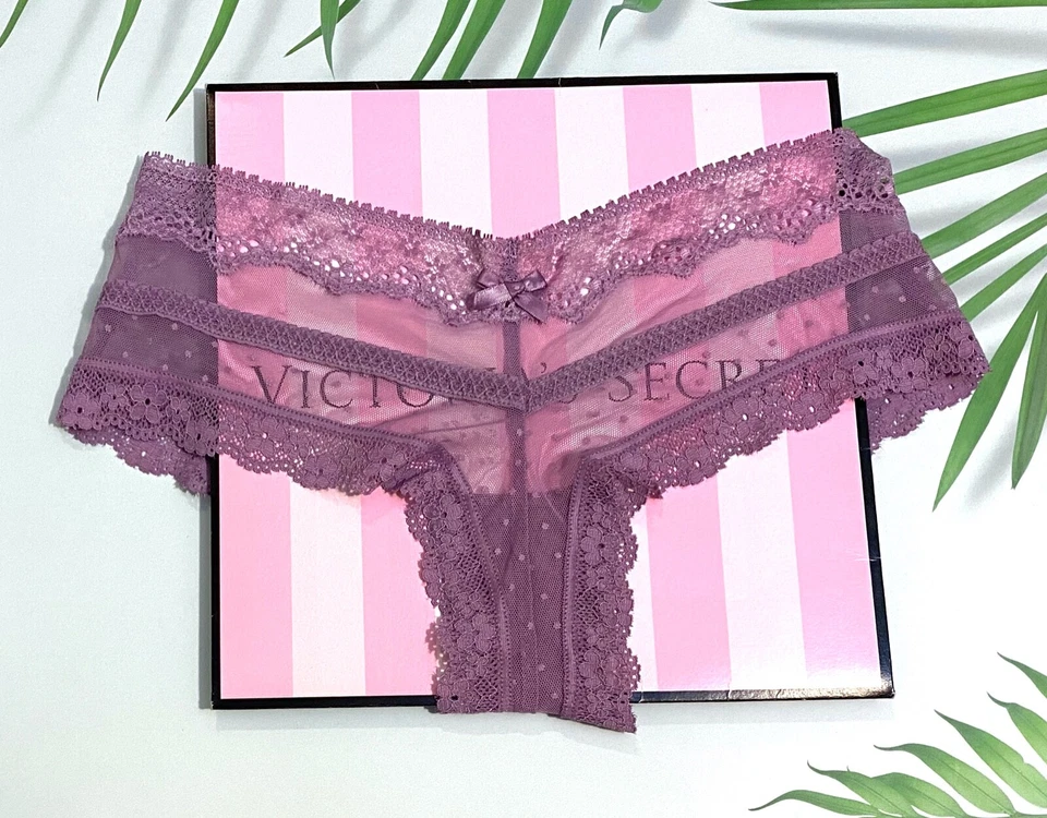 VS Victorias Secret 蕾丝性感如此痴迷的炸弹壳 Cheeky 内裤 XS、S、M、L、XL — 第 1/1 张图片