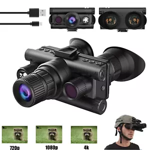 8X Military 600M Night Vision Zoom Binoculars InfraredDigital Head Mount Goggles - Picture 1 of 16