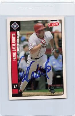 2001 Victory #144 Frank Catalanotto Rangers Signed Auto *J1181 - Image 1 of 2