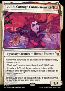 MTG JUDITH, CARNAGE CONNOISSEUR 363 FOIL EXC - MAESTRA DI MASSACRI MKM X EN - Bild 1 von 1