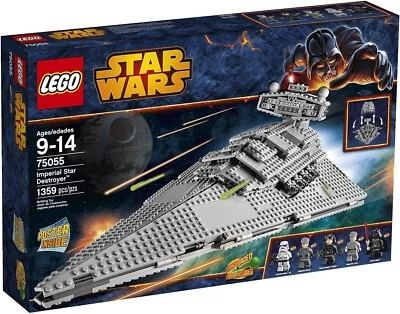 Lego Imperial Star Destroyer 75055 Star Wars Minifigure Building Set - Image 1 of 4