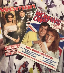Bundle Of Woman & Womans Own Magazine July 26 1986 Royal Wedding Prince Andrew - Bild 1 von 1