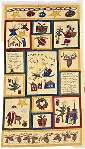 1 Panel 23"x44", 100% Cotton. Henry Glass & Co. 'Honey Bee Mine.' - Picture 1 of 1