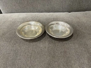 Antique German MH Wilkens & Sohne 830 Silver Pair of Small Bowls - Picture 1 of 12
