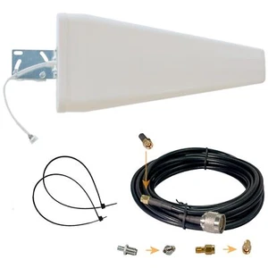 Antenne 5G/4G LTE 12dBi Compatible avec Orange Bouygues SFR et Free Mobile. A... - Photo 1/8