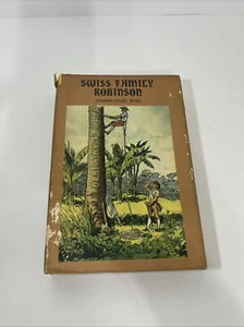 Vintage 1954 Swiss Family Robinson  Junior Deluxe Ed. Hard Cover BCE - Picture 1 of 15