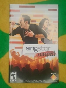 Singstar Amped Sony PlayStation 2  Manual Only - Picture 1 of 1