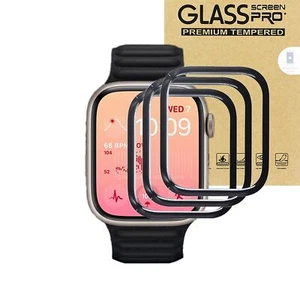 3PACK Apple Watch SE 40mm 44mm Ultra Series 4 8 PMMA Curved Screen Protector - Picture 1 of 6