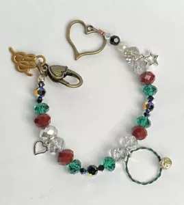 Signature Emerald Empire Laurel Crowned Charm Bracelet 9 in - Picture 1 of 2