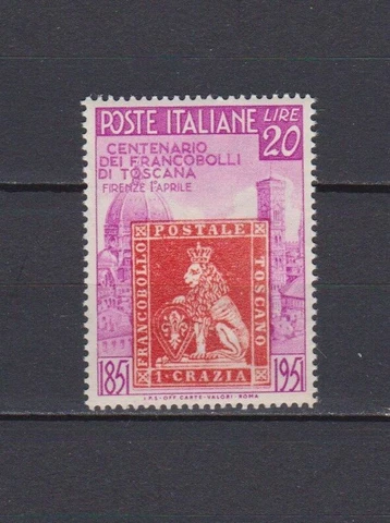 S16879) Italy MNH 1951 Toscana L.20 1v Cover