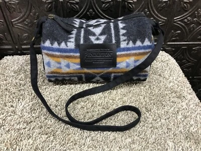 Pendleton Travel Kit Barack, Gray and Blue Wool Bag - Image 1 of 4